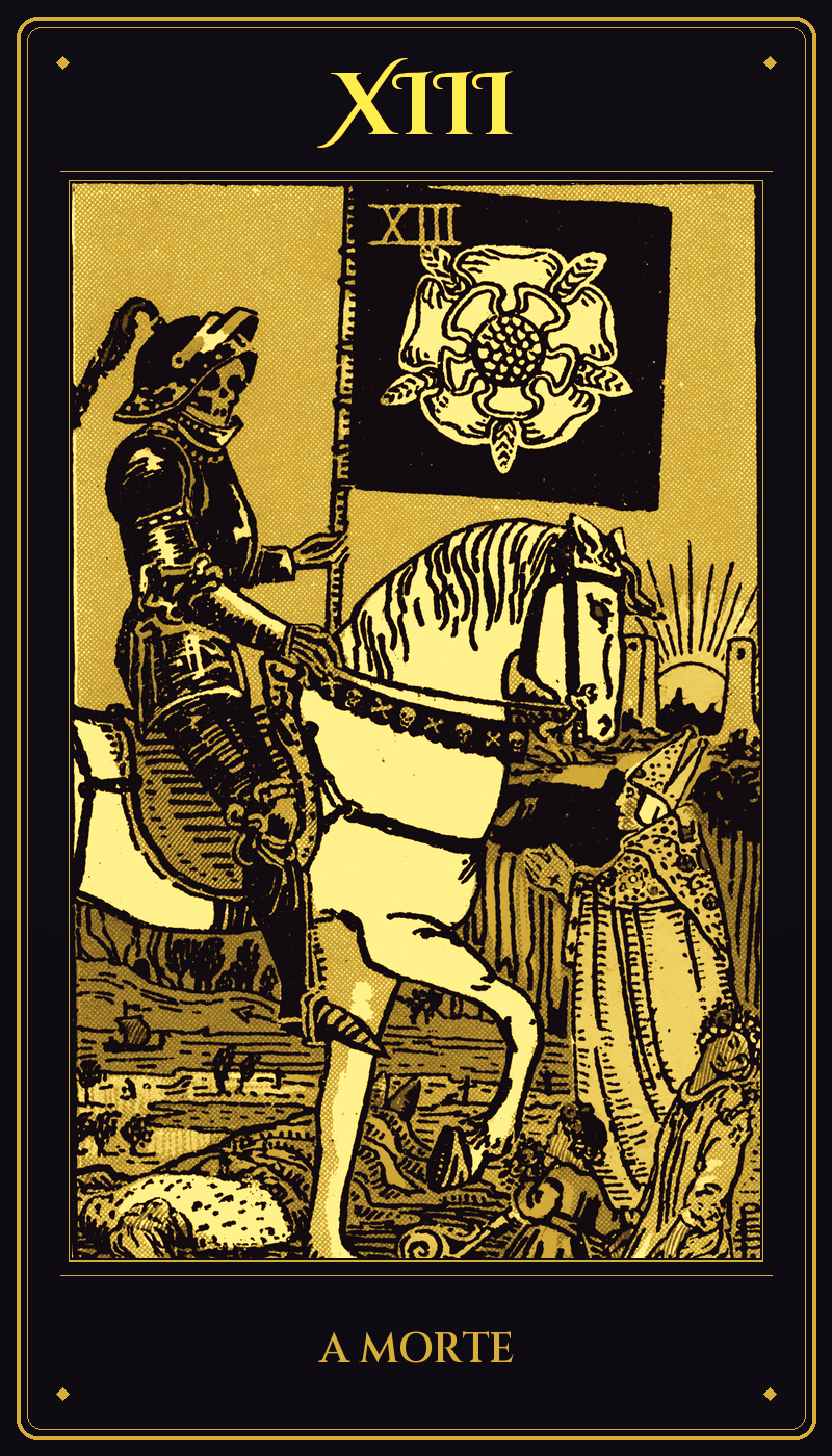 Carta A Morte do baralho Rider-Waite-Smith